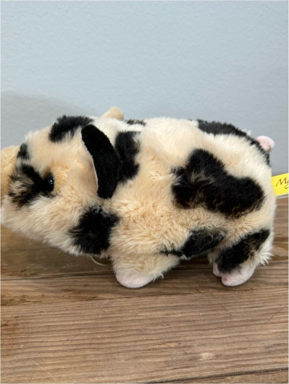 Aurora Miyoni Tots Spotted Piglet Plush Stuffed Animal Cream Black 9in - Picture 3 of 8
